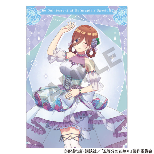 『五等分の花嫁*』シングルクリアファイル 中野三玖 紫陽花ドレス